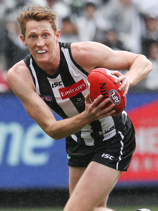 Collingwood debutant Nathan Murphy. Picture: Michael Klein