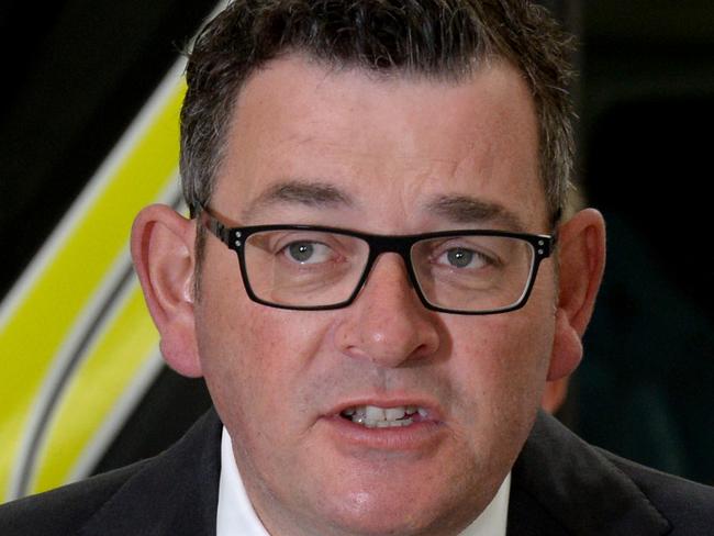 MELBOURNE, AUSTRALIA - NewsWire Photos MARCH 04, 2021: Victorian Premier Daniel Andrews at North Melbourne Ambulance station making an announcement of increased mental health support. Picture: NCA NewsWire / Andrew Henshaw