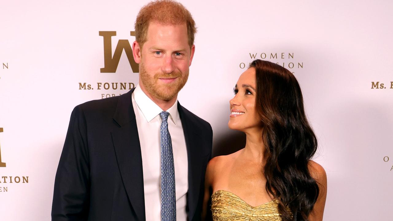 Harry and Meghan attend the Women in Vision Awards gala in NYC. Picture: Kevin Mazur/Getty Images Ms. Foundation for Women