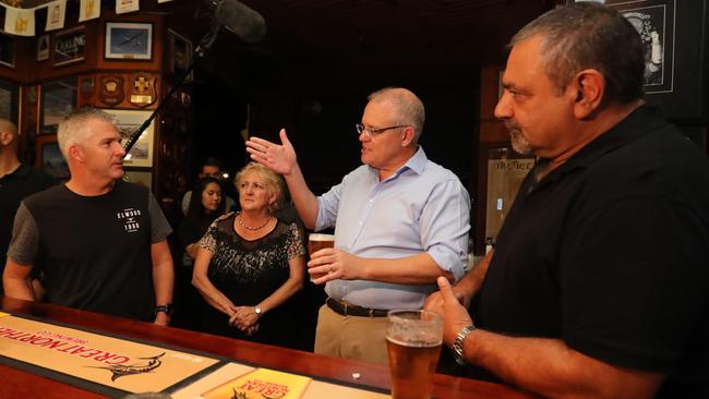 Scott Morrison spent one-third of the campaign in Queensland despite all signs pointing to a Labor victory in many parts of the state. Picture: Alex Coppel