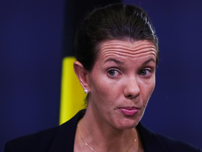 SYDNEY, AUSTRALIA : NewsWire Photos - JANUARY 30 2025; Minister for Mental Health Rose Jackson and NSW Health Secretary Susan Pearce address the media in a press conference to to provide an update on the NSW public health psychiatrist workforce. Picture: NewsWire/ Gaye Gerard