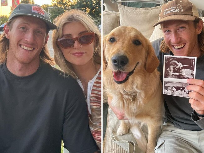 Nathan Murphy and partner expecting a baby