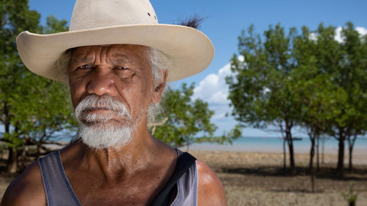 Larrakia Danggalaba Traditional Owner Tibby Quall opposed the Defence Housing Australia development at Lee Point.