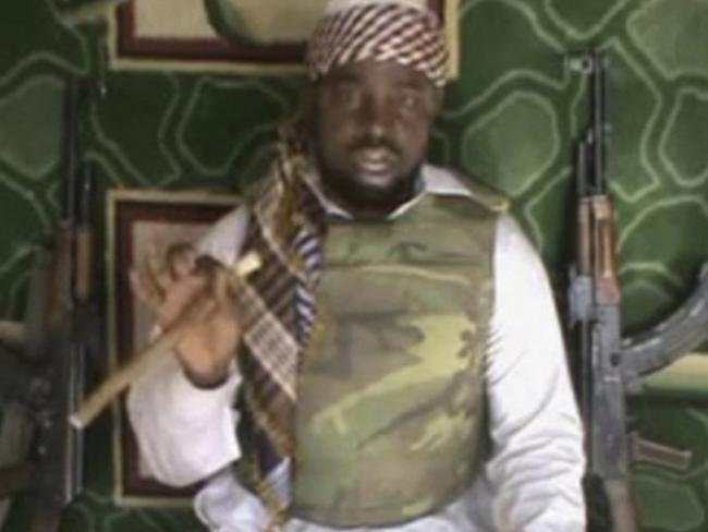 A still from a video posted by Boko Haram sympathisers.