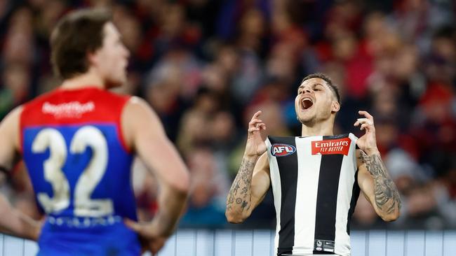 Bobby Hill was one of Collingwood’s matchwinners. Picture: Michael Willson/AFL Photos via Getty Images