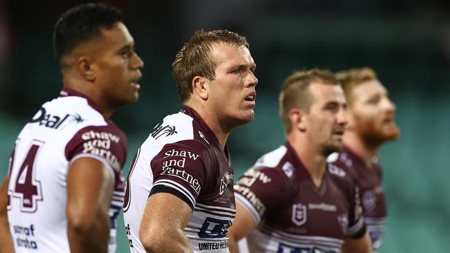 The Sea Eagles were on the receiving end of a cricket score at the Sydney Cricket Ground in Round 1. Picture: Cameron Spencer/Getty Images