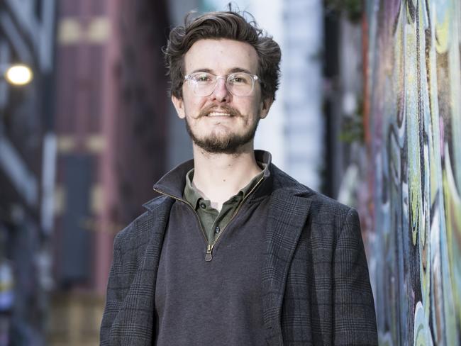 Jordan van den Lamb has been picked as a Senate candidate by the Victorian Socialist Party. Picture: Matt Hrkac.