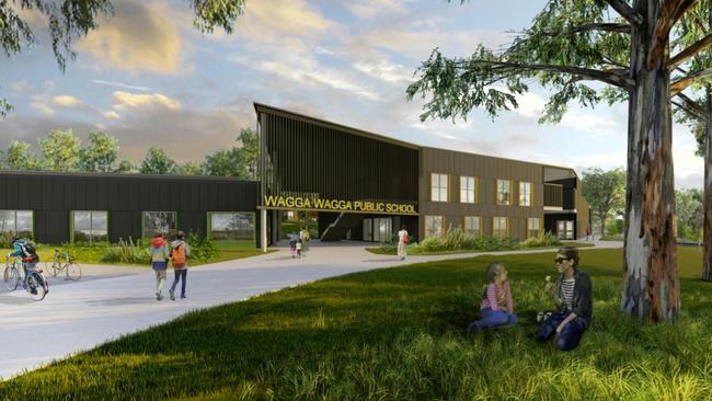 A concept of the new Wagga public school on Estella Road. Picture: Supplied