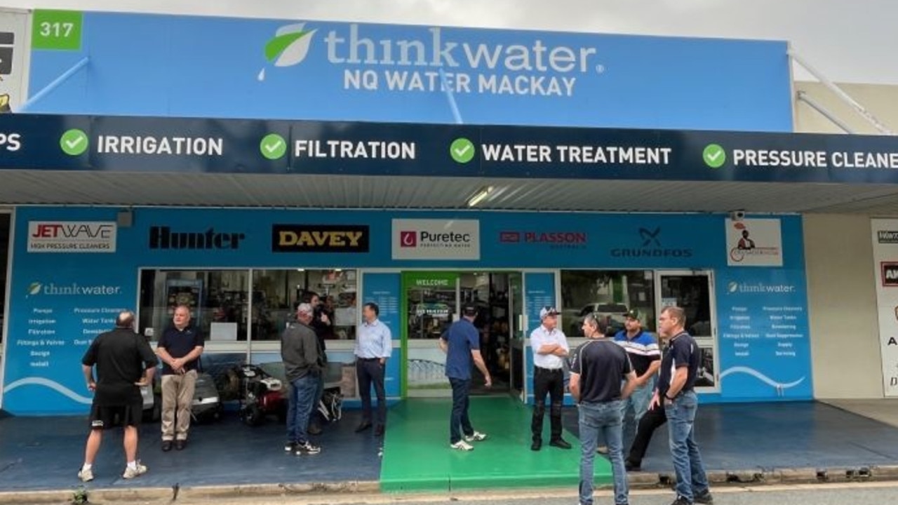 From its location in Mackay, Think Water was spread across farms and mines throughout the Greater Whitsundays. Photo: LinkedIn