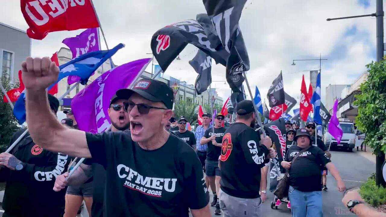 Toowoomba Labour Day march