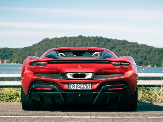 The backside of Ferrari’s 296 GTS ... a work of beauty.