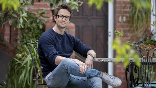 Entrepreneur Nicholas Bolton in South Yarra, Melbourne. Picture: David Geraghty