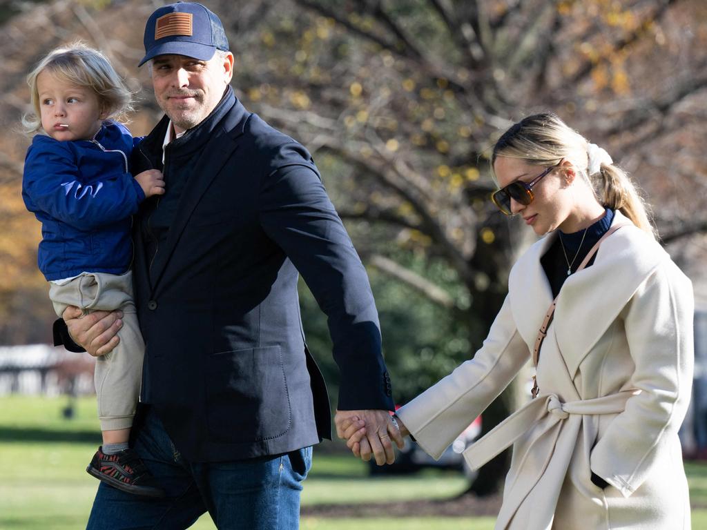 Mr Biden told Ms Kestan he had ‘married the love of my life’, Melissa Cohen Biden. Picture: Saul Loeb/AFP