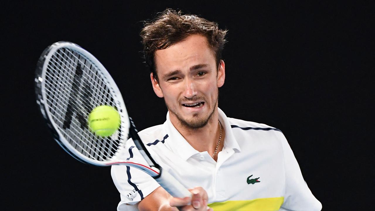 Can Russia's Daniil Medvedev go one step better at Melbourne Park in 2022? Picture: AFP