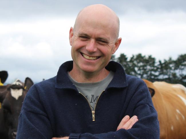 Matthew Gunningham, has three dairy farms totaling about 900ha with 2600 milkers, under the Gunningham Farms banner in Tasmania