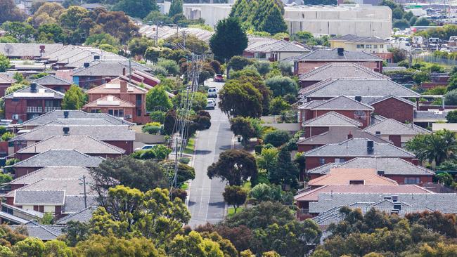 Households have relied on the hot jobs market, a cutback in spending and large pandemic-era savings buffers to cope with soaring repayments. Picture: NCA NewsWire / Aaron Francis