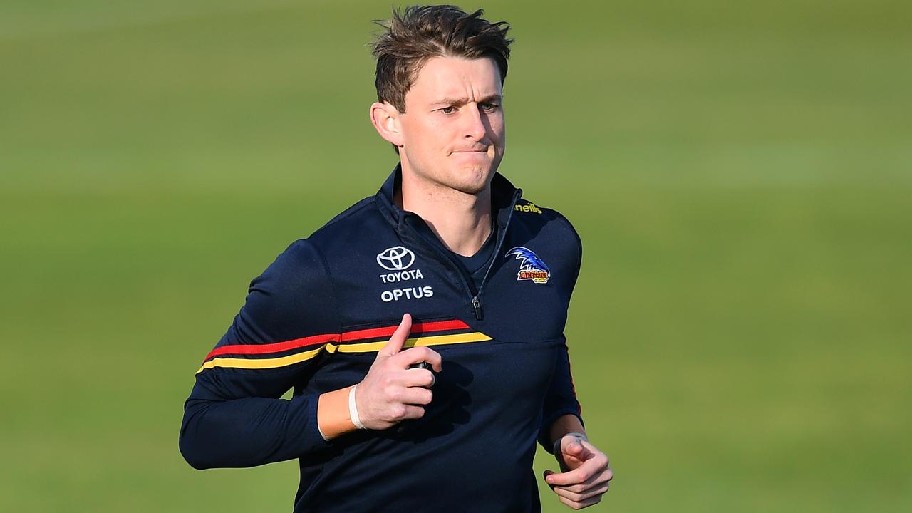 Matt Crouch has reportedly been told he won’t be offered a new deal at the Crows. Picture Mark Brake