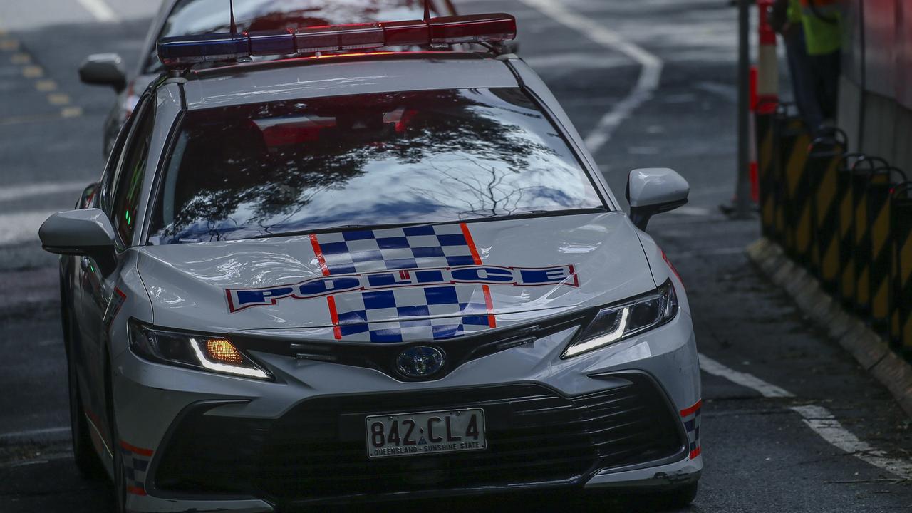 Three men have faced Toowoomba Magistrates Court over an attempted armed robbery on May 24. Picture: NewsWire / Glenn Campbell