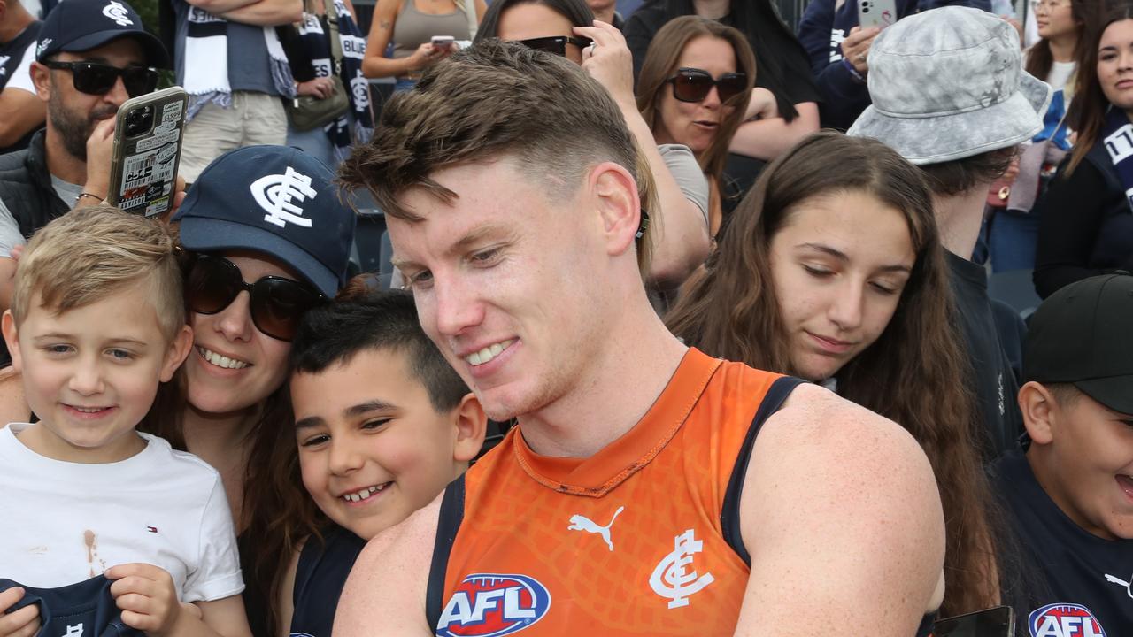 Mitch McGovern says there is ‘potential’ for Sam Walsh to play in round 3. Picture: David Crosling