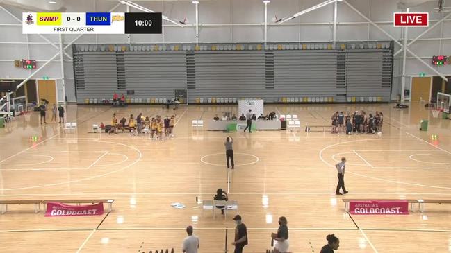 Replay: QLD U18 basketball championships - Girls Division 1 Bronze Medal Game (THUN v SWMP)