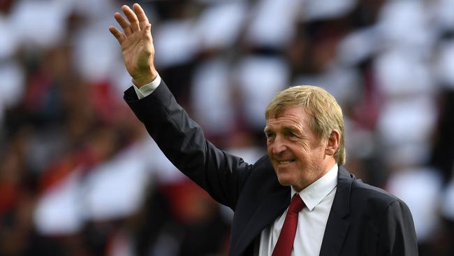 Former Liverpool player and manager Kenny Dalglish is recovering at home following a short spell in hospital after he tested positive for coronavirus. Picture: AFP