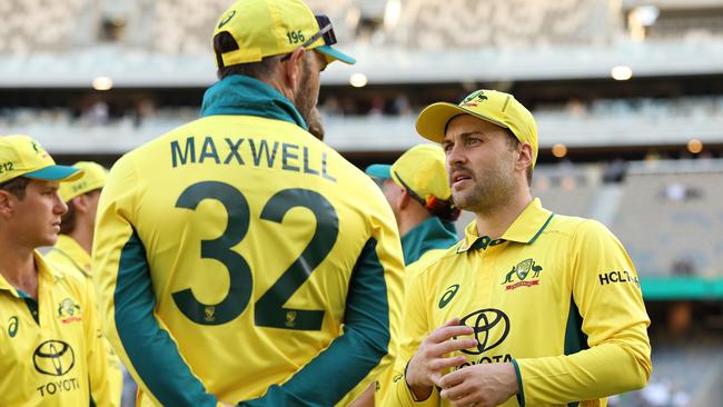 Josh Inglis and Glenn Maxwell are among the only first-choice regulars in Australia’s T20 side to play Pakistan. (Photo by Paul Kane/Getty Images)