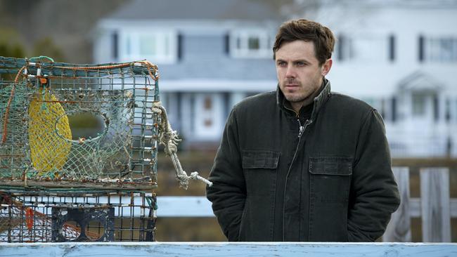 Casey Affleck in a scene from Manchester By The Sea.