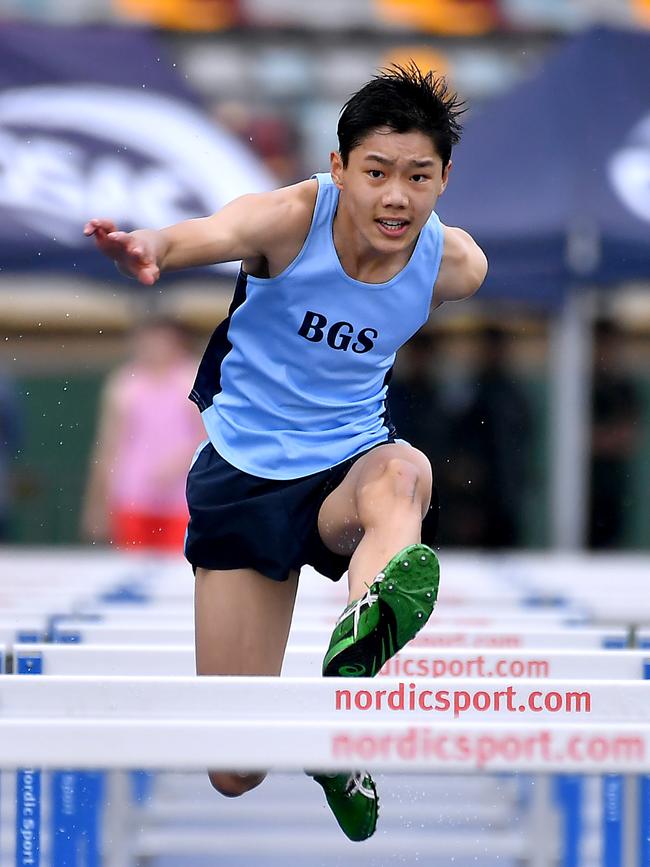 GPS track and field championship action. Picture, John Gass