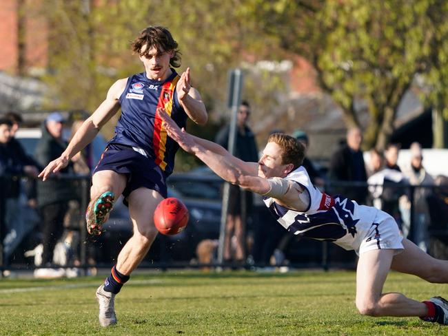 SFNL footy: Caulfield Bears v Highett at Koornang Park. Parker Fox (Caulfield). Picture: Valeriu Campan