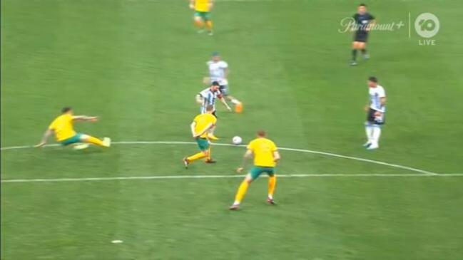 Socceroos V Argentina Lionel Messi Scores After 79 Seconds In 2 0 Win Over Australia 4714