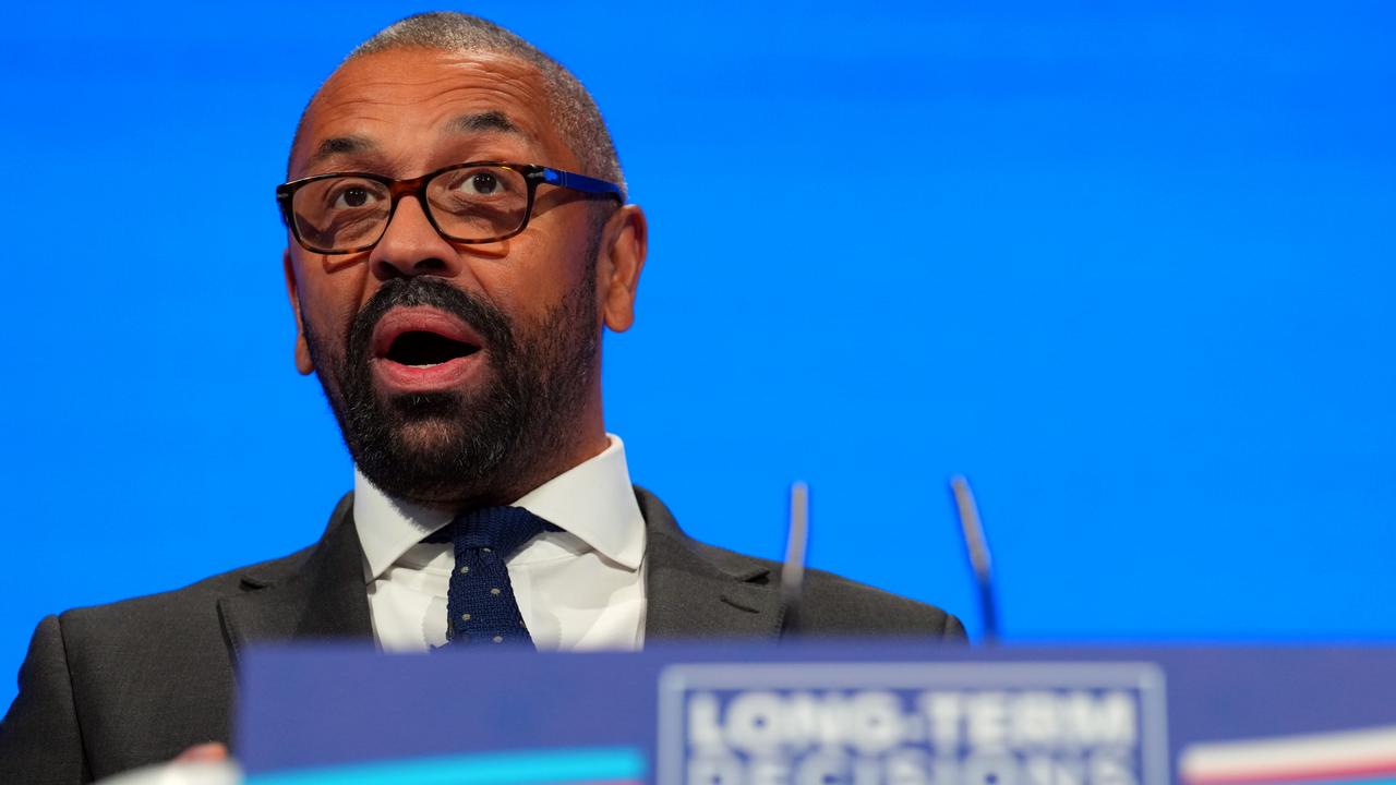 Britain’s Home Secretary James Cleverly. Picture: Carl Court/Getty Images