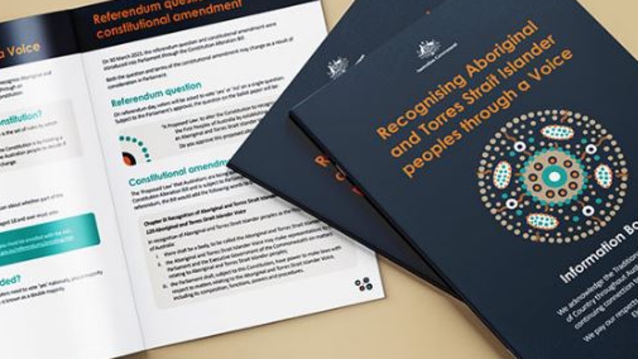 The federal government has prepared an information booklet about the Indigenous Voice to Parliament referendum. But how do referendums even work? Picture: supplied