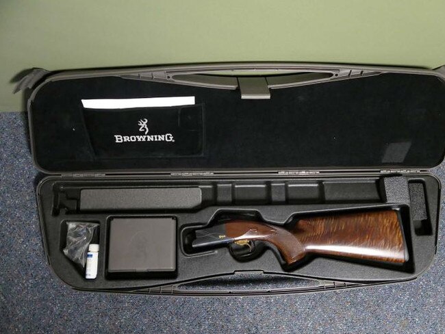 A Browning rifle.