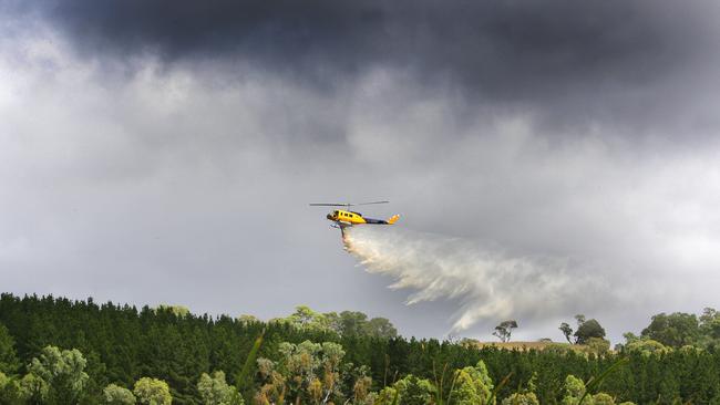 CFS Water bomber Bell 205A helicopter named ''Harry'' with call sign Helitak 534.