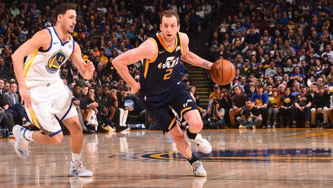 The Adelaide 36ers will play Joe Ingles’ Utah Jazz on Saturday, October 6, and the game will be shown live on free-to-air TV in Australia after talks between the NBL and Channel 9. Picture: Noah Graham (Getty).