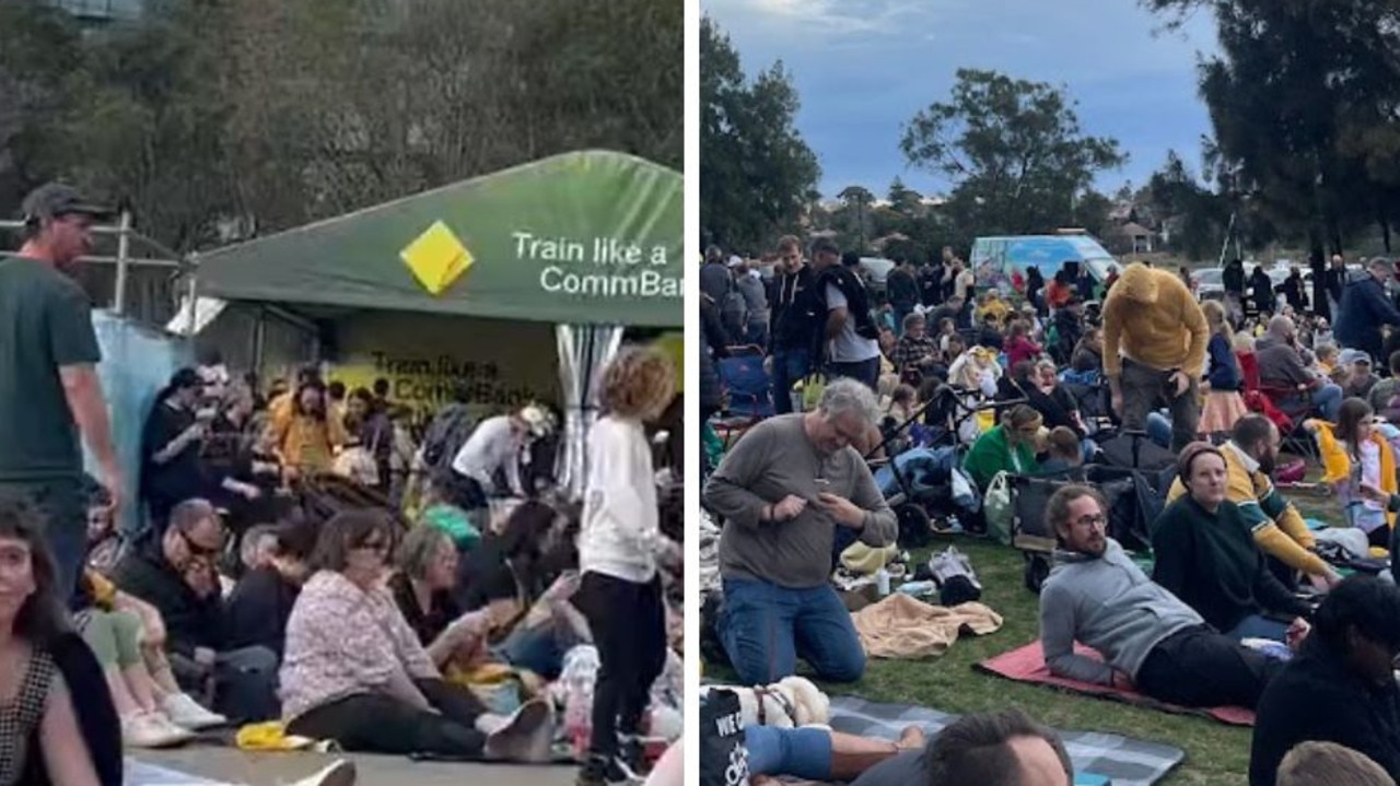 Australians have gathered in the thousands to see the Matildas take on France, with one Fan Festival site reaching capacity 30 minutes before the game.