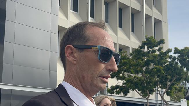 Gold Coast teacher Steven Donoghue leaving court. Picture: Jessica Paul