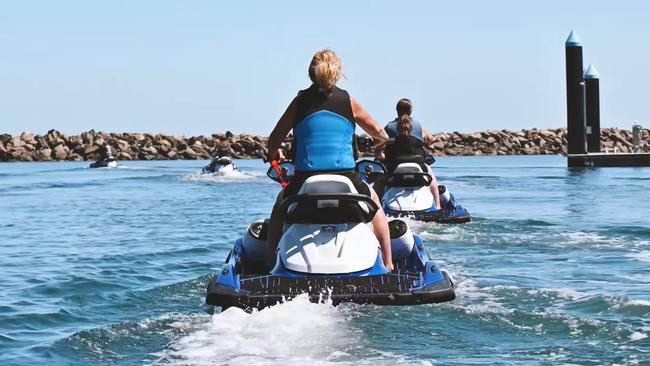 Jet Skiers out on the water with Wildwater Jetskis.