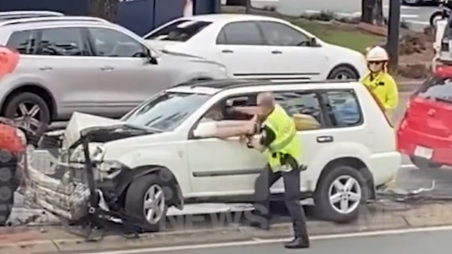 Police Charge Man Behind Wheel Of Car Involved In Crash And Violent ...