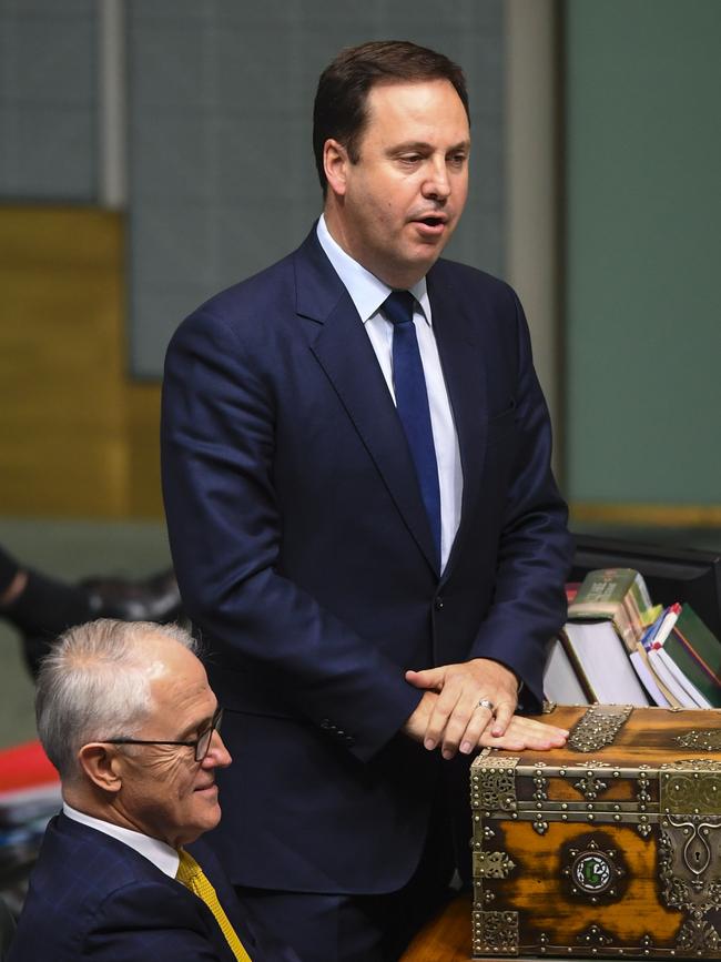 Moved … Steven Ciobo from Trade Minister into Defence Industries. Picture: AAP