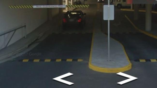 Police said the couple were blocked from leaving the Narellan carpark before they managed to reverse away and use another exit to escape.