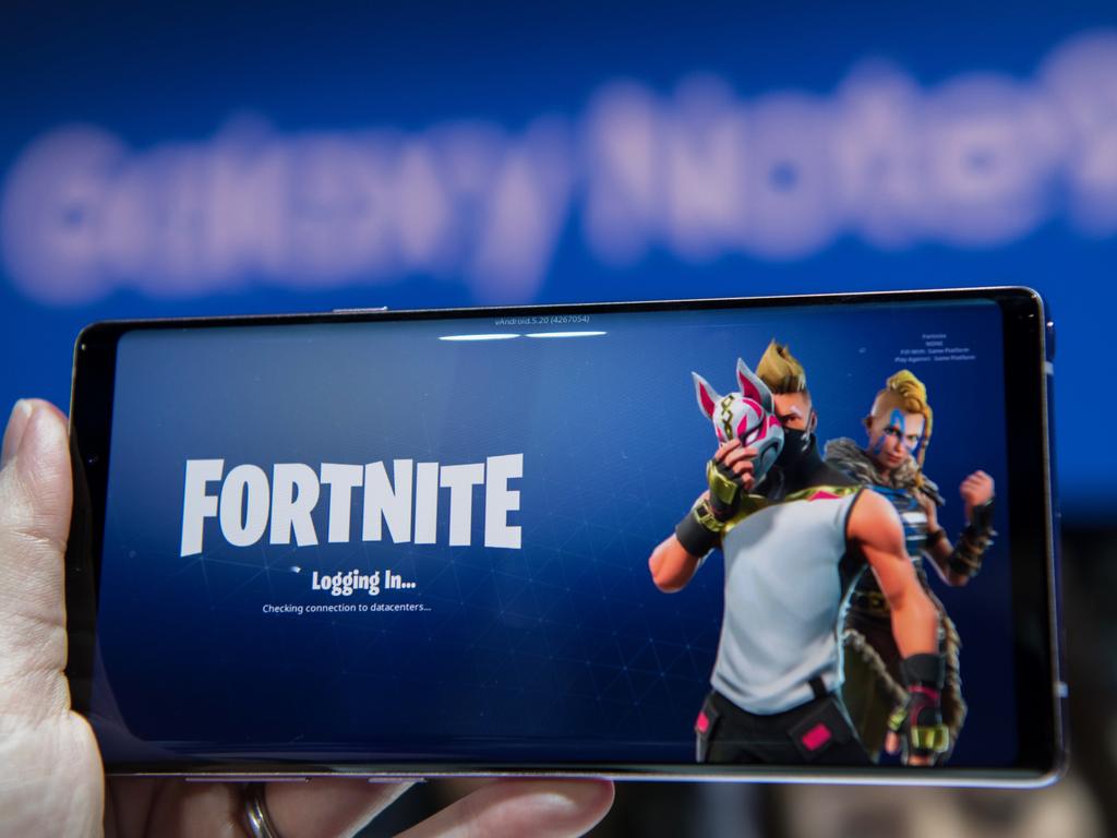 Telcos like Samsung partner with Fortnite to provide exclusive content to buyers. Picture: Jennifer Dudley-Nicholson