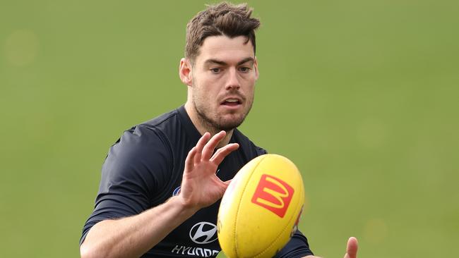 George Hewett will be the sub against the Pies. Picture: Getty Images