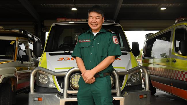 Dr Felix Ho who works for St John's Ambulance NT has been awarded with an ASM. Picture: (A)manda Parkinson