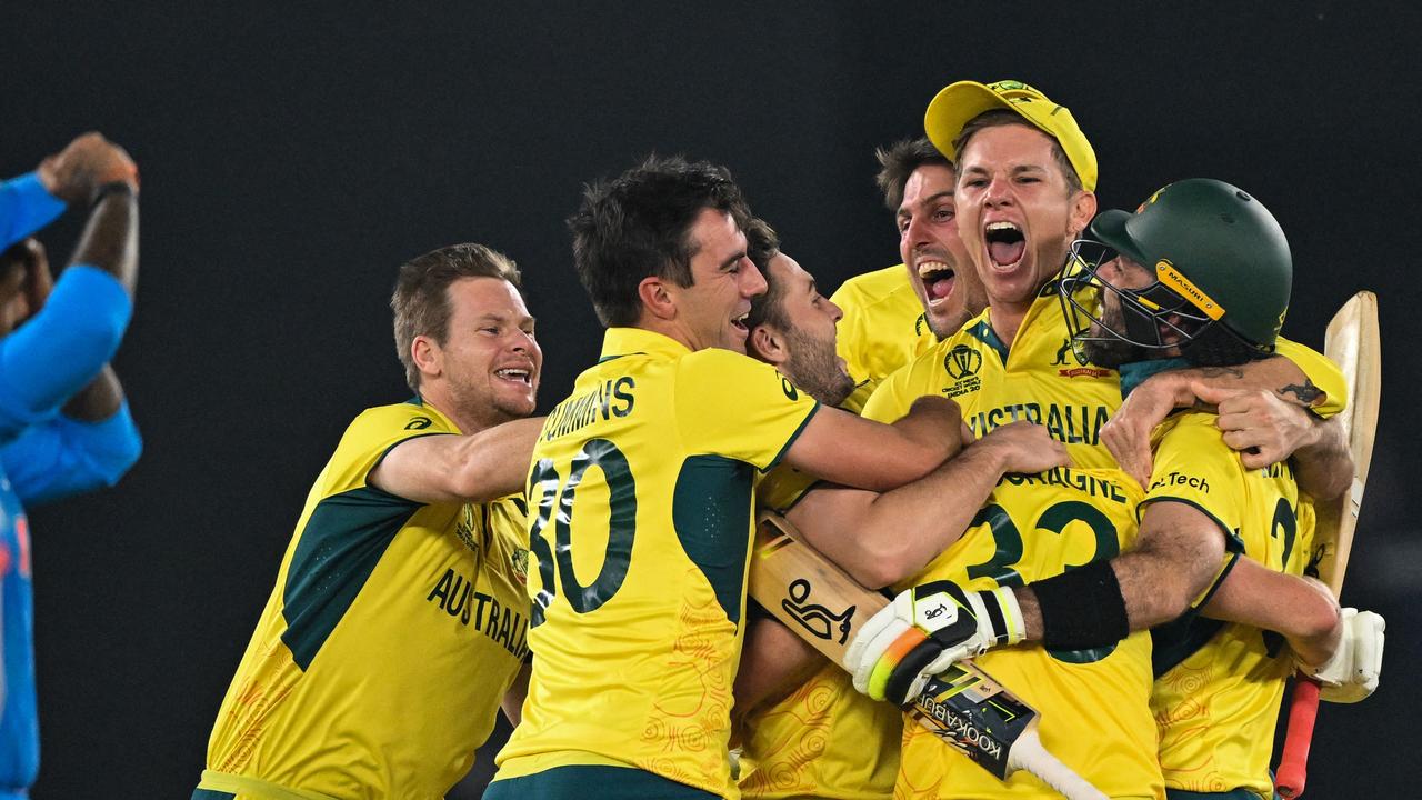 Australia are the ODI World Champions but still not a single player made the cut. (Photo by Sajjad HUSSAIN / AFP) –