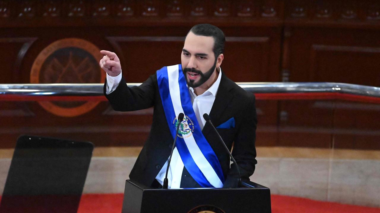 Salvadoran President Nayib Bukele. Picture: AFP