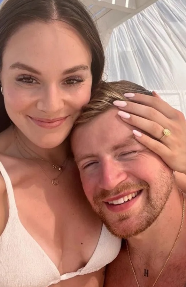 Ramsay and her partner have announced their engagement in a sweet post. Picture: Instagram.