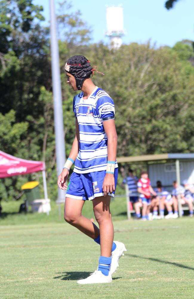 Ballymore Cup rugby action at the Albany Creek Brumbies Junior Rugby Union Club on Friday, April 12, 2024.
