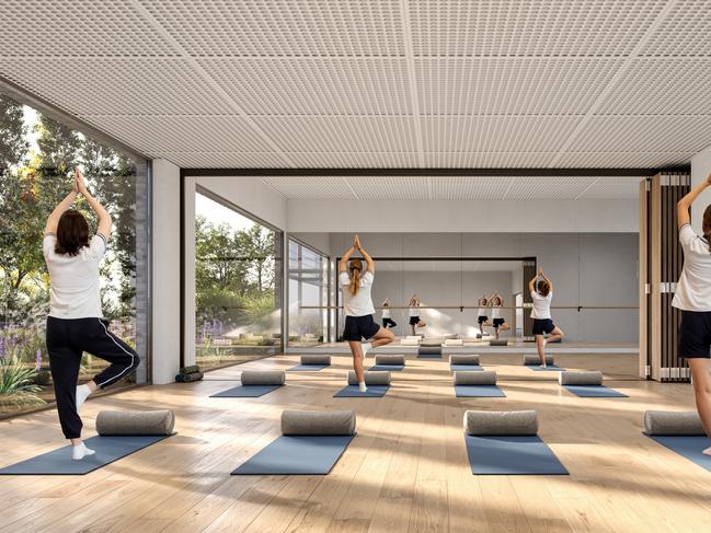 Inside Sacred Heart College's soon to be built wellness centre. The project will be ready in December 2025,