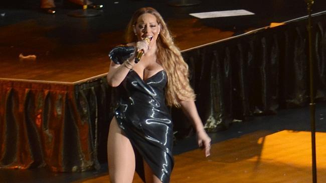 Mariah shocks with eye-popping tour outfits